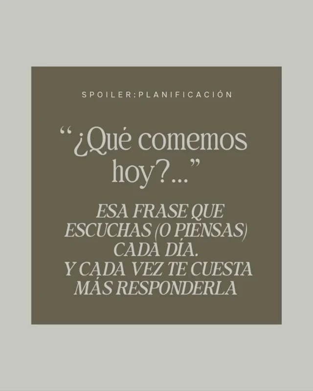 ¿Te sientes identificada con esa frustración diaria de no saber qué comer? 😵‍💫
¿Te pasa que al final cocinas lo mismo una y otra vez?
¿Te cuesta planificar menús que realmente se ajusten a tus necesidades y ritmo de vida?

Tranquila, no estás sola. Lo que necesitas no es una dieta más, sino un sistema sencillo y sostenible que te libere de la carga de pensar “¿y hoy qué como?”.

Si organizar menús sanos, variados y realistas te parece imposible... tengo algo entre manos para ti.
En unos días lanzaré  una propuesta para hacerte esa parte mucho más fácil y aligeres un poquito el peso del día a día .

💌 ¿Quieres que te avise antes que a nadie?
Déjame un “QUIERO” aquí abajo o mándame un mensaje y te incluyo en el grupo de lanzamiento preferente.

El cambio empieza en tu plato. Y esto va a ayudarte muchísimo 🍽️✨

Seguimos cuidando cuerpo & alma💛

Con cariño, Sandra, tu dietista