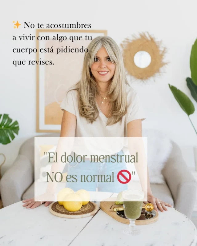 💬 "Siempre me han dicho que el dolor menstrual es normal… que aguante, que me tome un ibuprofeno y siga con mi vida."

Pero la verdad es que el dolor intenso durante la menstruación NO es normal.
Es un mensaje de tu cuerpo.
Una señal de que algo dentro necesita atención:

❗️Inflamación persistente

🤯Estrés que desregula tus hormonas

🏥Problemas en el hígado o el intestino

❗️Déficits nutricionales

En consulta no me limito a calmar el síntoma. Vamos a la raíz, trabajando contigo alimentación antiinflamatoria, PNI, regulación del nervio vago y salud hormonal de forma personalizada.

✨ Este 29 de agosto, en La Comunidad de Bienestar, tendrás un directo exclusivo sobre cómo adaptar tu alimentación a cada fase de tu ciclo para reducir dolor, mejorar energía y sentirte más en equilibrio.

📅 Y en septiembre comenzamos un nuevo ciclo de consultas para acompañarte a recuperar tu salud hormonal y digestiva desde la raíz. 

💌 Reserva tu cita ahora para que trabajemos juntas antes de que tu cuerpo vuelva a gritar con dolor.
🔗 Únete también a La Comunidad de Bienestar y no te pierdas el encuentro del 29.

Seguimos cuidando cuerpo & alma, 
besos, Sandra💛
#reglasdolor #dietistaintegrativa #dietistasevilla #saludhormonal #psiconeuroinmunología #inflamación #estres #nerviovago