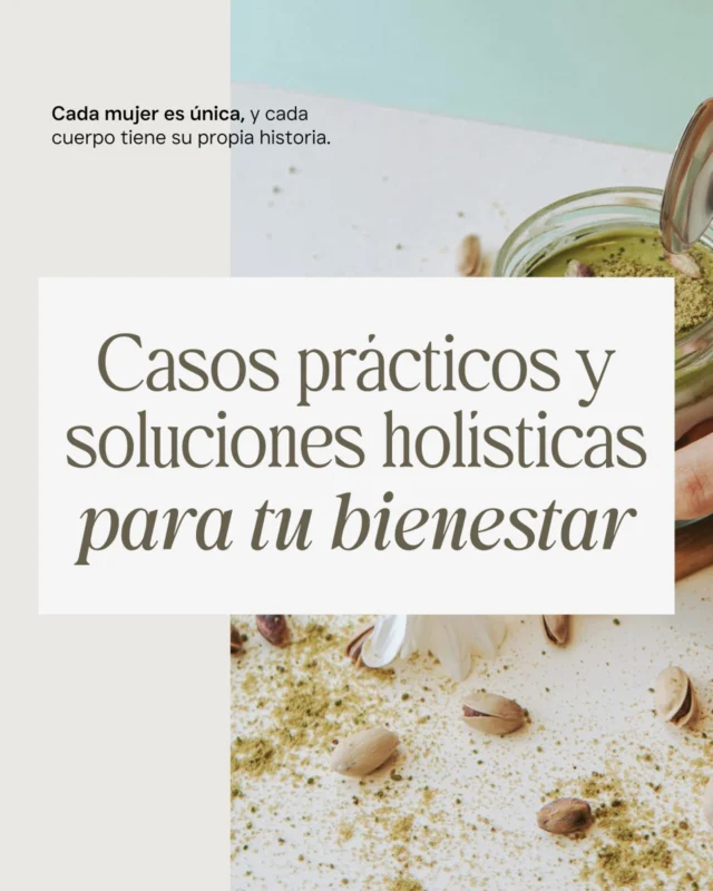 Cada mujer es única, y cada cuerpo tiene su propia historia.
𝗡𝗼 𝗵𝗮𝘆 𝘀𝗼𝗹𝘂𝗰𝗶𝗼𝗻𝗲𝘀 𝘂𝗻𝗶𝘃𝗲𝗿𝘀𝗮𝗹𝗲𝘀 (ojalá fuera así ...), 𝗽𝗲𝗿𝗼 𝘀𝗶 𝗰𝗮𝗺𝗶𝗻𝗼𝘀 𝗽𝗲𝗿𝘀𝗼𝗻𝗮𝗹𝗶𝘇𝗮𝗱𝗼𝘀 que respetan tu ritmo, tu biología y tu emocionalidad.

✨ 𝗘𝗻𝗳𝗼𝗾𝘂𝗲 𝗵𝗼𝗹𝗶𝘀𝘁𝗶𝗰𝗼 para tu bienestar:
🧠 𝗘𝘀𝗰𝘂𝗰𝗵𝗮 𝘁𝘂 𝗺𝗲𝗻𝘁𝗲: la ansiedad, el insomnio o el cansancio pueden ser mensajes de que algo necesita atención.
🍽️ 𝗢𝗯𝘀𝗲𝗿𝘃𝗮 𝘁𝘂 𝗱𝗶𝗴𝗲𝘀𝘁𝗶𝗼𝗻: la inflamación, el acné, el estreñimiento o los gases son pistas de tu salud intestinal y hormonal.
🌿 𝗜𝗻𝘁𝗲𝗴𝗿𝗮 𝗵𝗲𝗿𝗿𝗮𝗺𝗶𝗲𝗻𝘁𝗮𝘀: desde la alimentación consciente hasta la kinesiología, la PNI o la digitopuntura, tu bienestar puede mejorar cuando abordas cuerpo, mente y emoción al mismo nivel.

📣 No hay un protocolo cerrado. 𝗛𝗮𝘆 𝘂𝗻 𝗽𝗿𝗼𝗰𝗲𝘀𝗼 𝗰𝗼𝗻𝘁𝗶𝗴𝗼, desde la empatía, la calma y la escucha.

¿Te gustaría conocer cómo podría ayudarte un enfoque así? 💌 ¡𝗘𝘀𝗰𝗿𝗶𝗯𝗲𝗺𝗲 𝘆 𝗹𝗼 𝘃𝗲𝗺𝗼𝘀!

Seguimos cuidando cuerpo & alma, con cariño, Sandra💛

#SandraSousaSalud #AlimentaciónConsciente #ComerBienEsSimple #SaludIntegrativa #BienestarReal